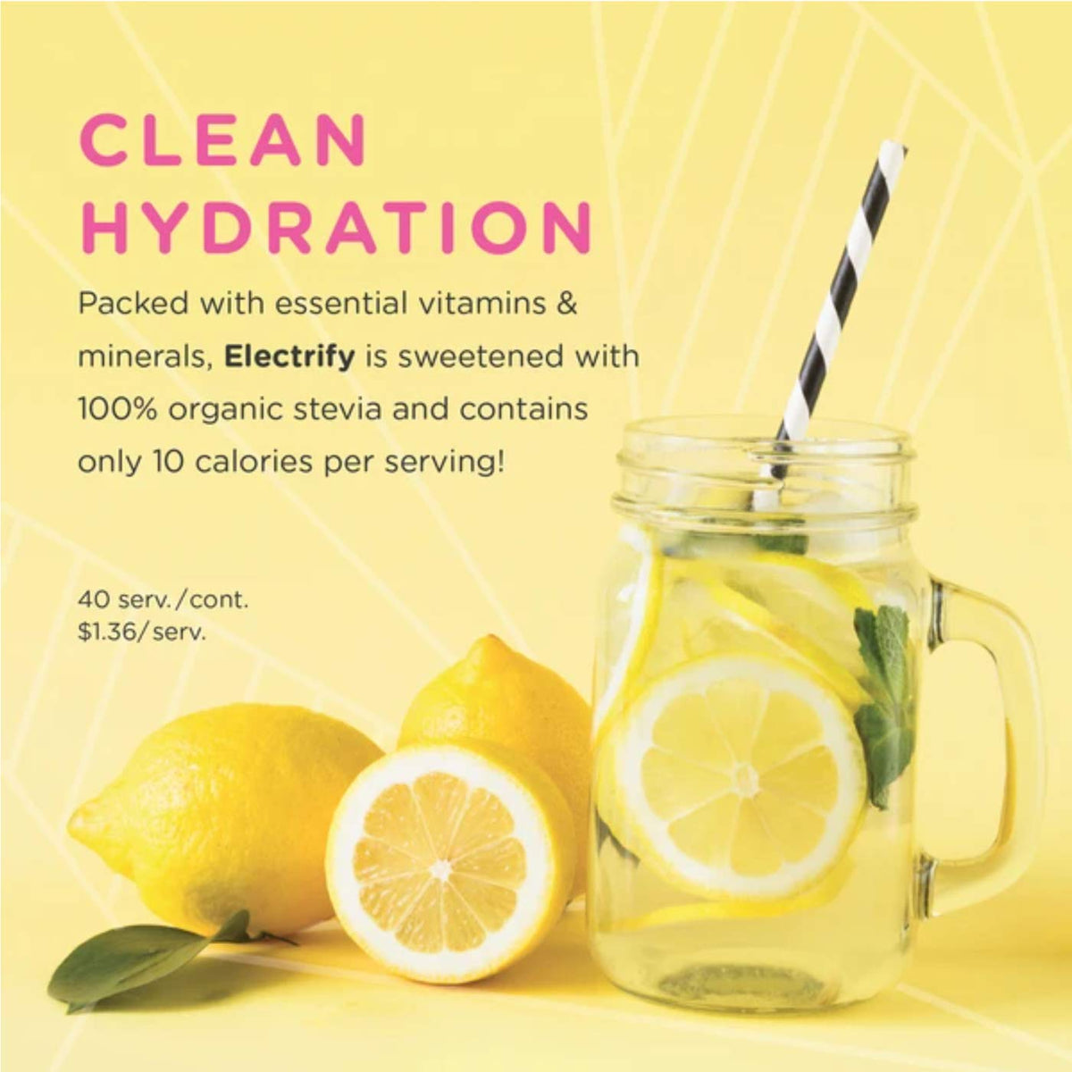 ProGlow Electrify Electrolyte Replacement Powder - 30 Servings - image 3