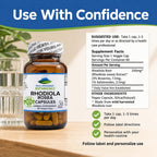 Pure Mountain Botanicals Rhodiola Rosea 250mg - 60 Vegetarian Capsules - image 8