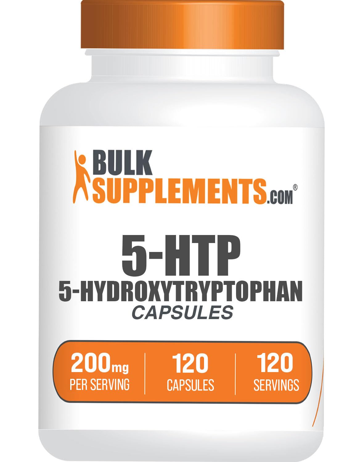 BulkSupplements.com 5-HTP 200mg Capsules
