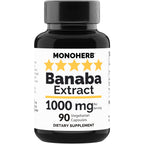 MONOHERB Banaba Extract 1000 mg - 90 Vegetarian Capsules