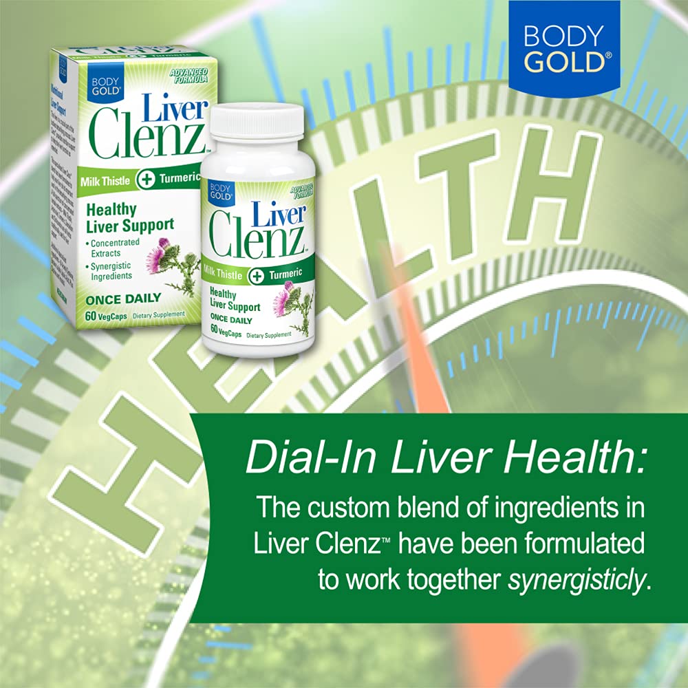 Body Gold Liver Clenz Herbal Supplement - 60 Vegetarian Capsules - image 5