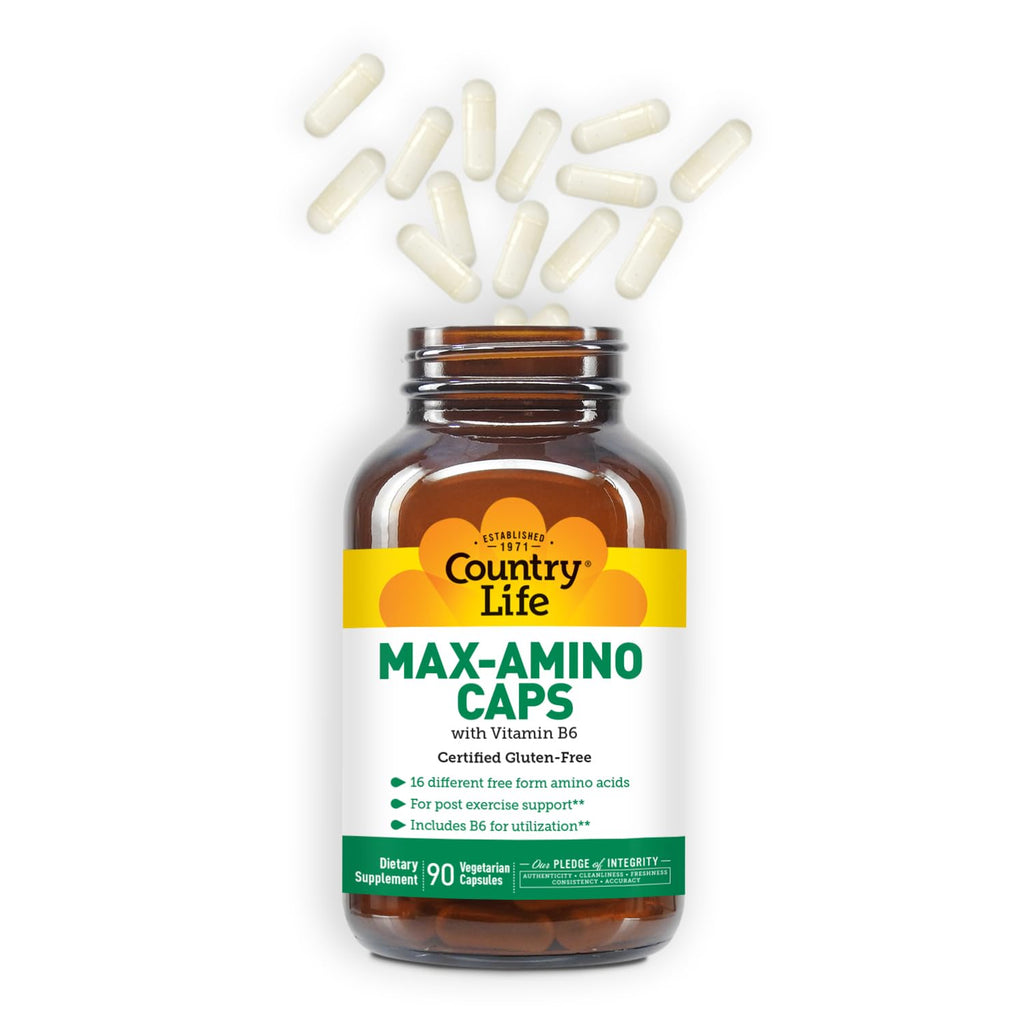 Country Life Max-Amino Caps Amino Acid Complex - 90 Capsules - image 2