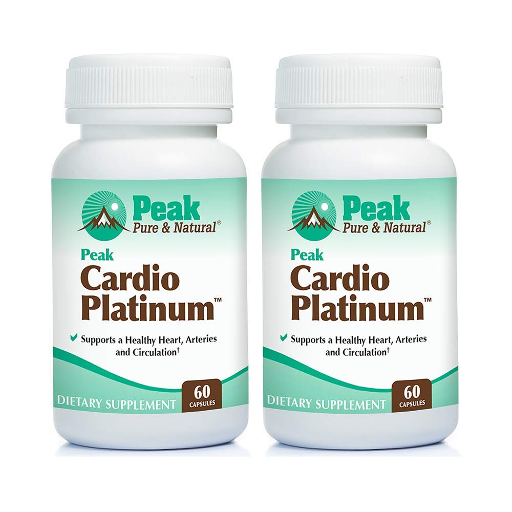 Peak Pure & Natural Cardio Platinum Heart Support - 60 Capsules