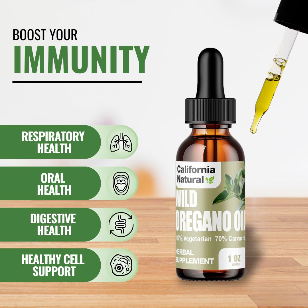 California Natural Wild Oregano Oil 1oz - Immune & Digestive Support - image 4