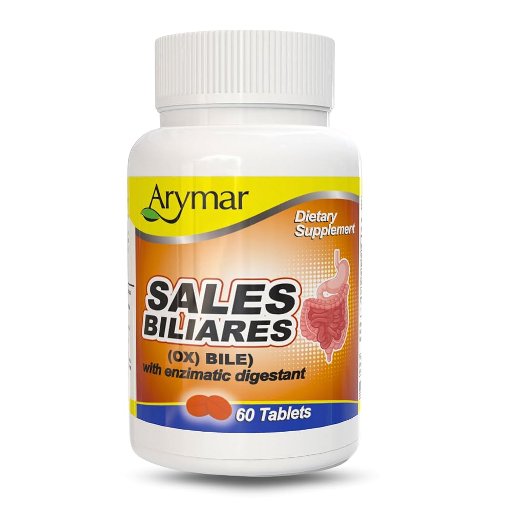 Arymar Sales Biliares Ox Bile with Digestive Enzymes - 60 Tablets