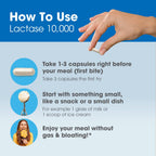 Intoleran Lactase 10,000 Digestive Enzymes - 36 Capsules - image 7