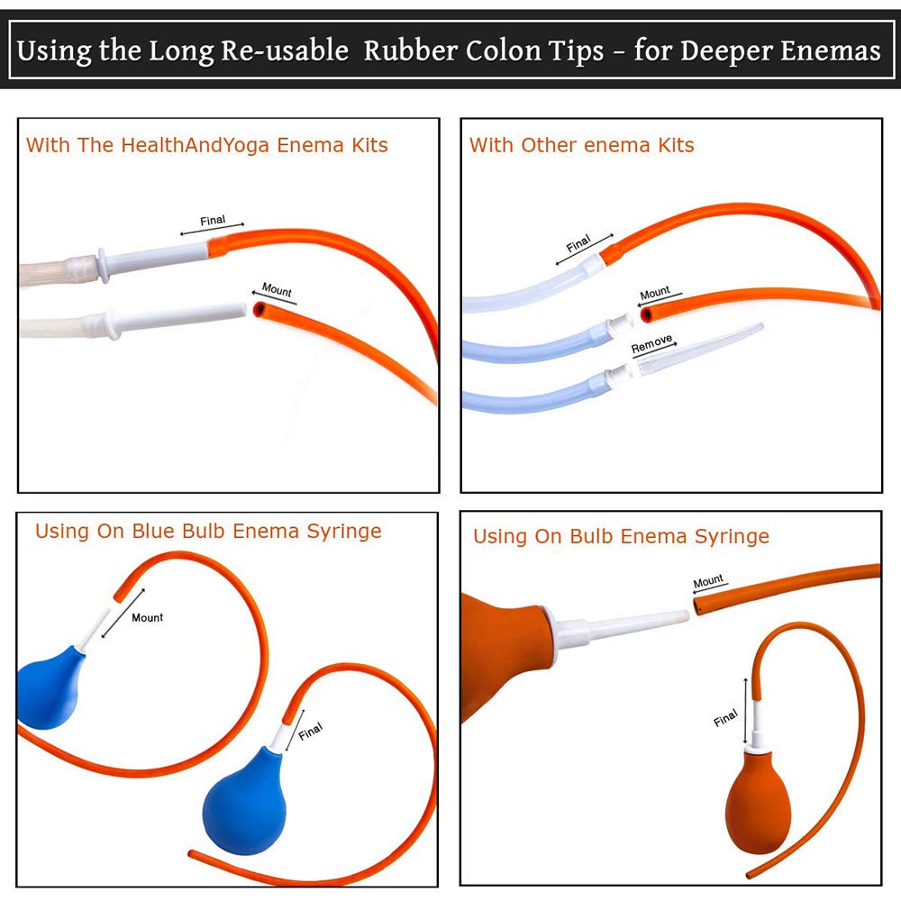 SoulGenie HealthAndYoga(TM) Rubber Colon Tube - Open End - image 4