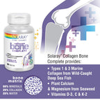 Solaray Collagen Bone Complete Bone Strength Support - 90 Capsules - image 4