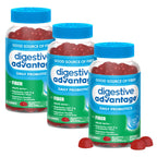 Digestive Advantage Prebiotic Fiber Gummies Strawberry - 60 Count