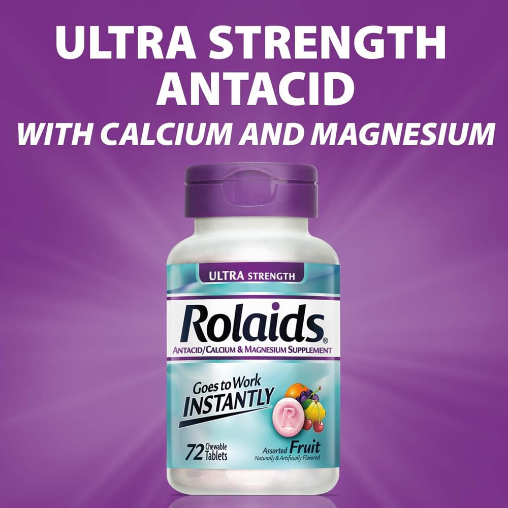 Rolaids Ultra Strength Chewable Tablets Assorted Fruit - 144 Tablets - image 4