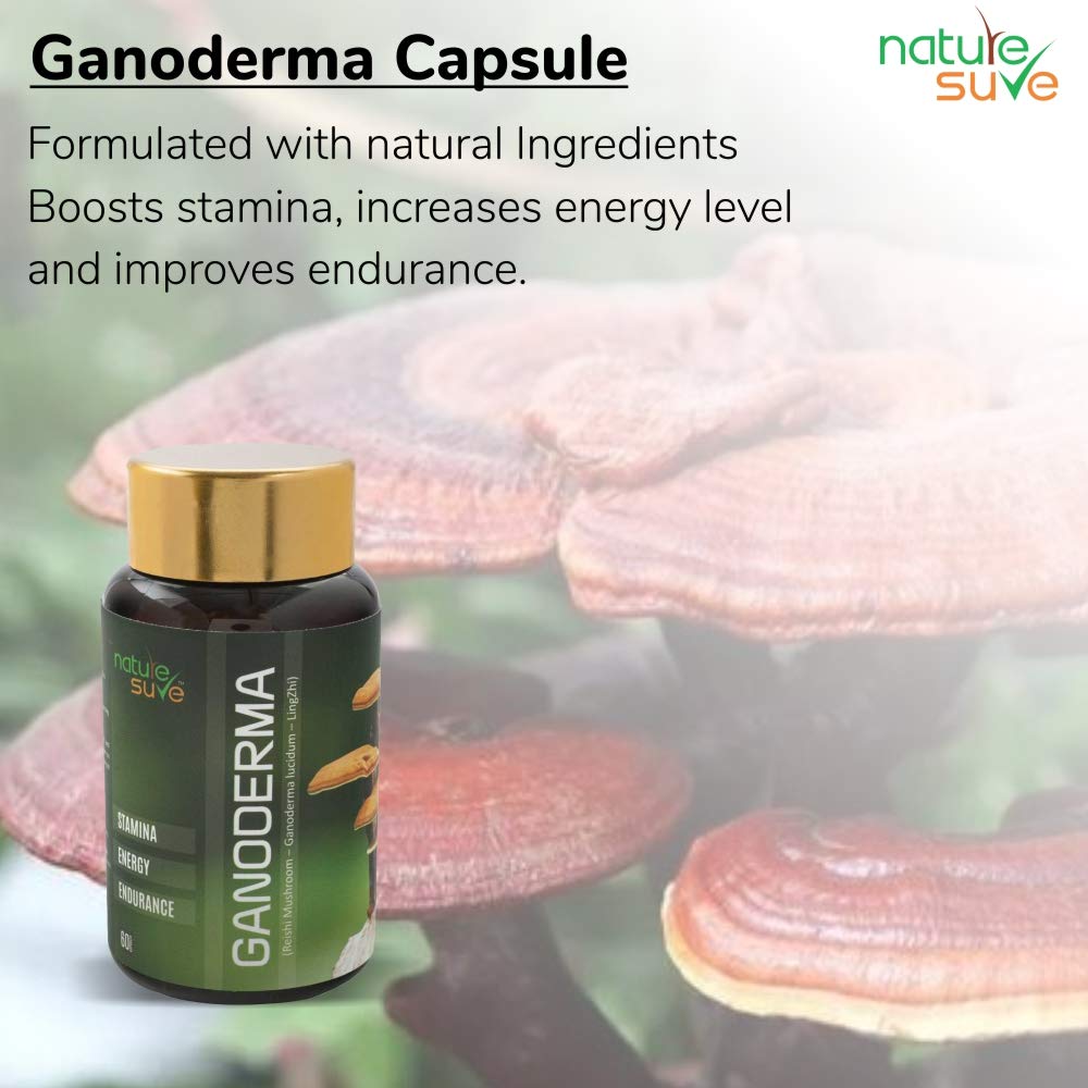 Nature Sure Ganoderma Capsules for Men & Women - 60 Capsules - image 4