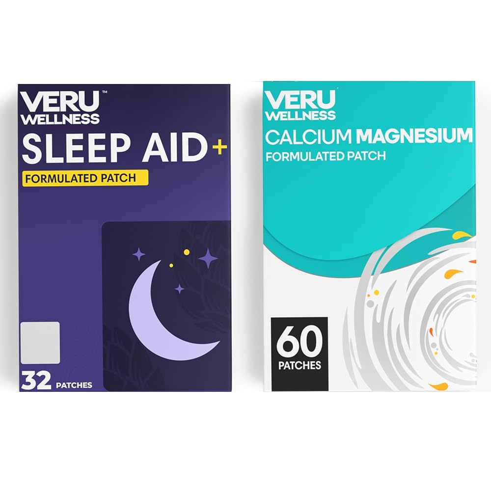 Veru Wellness Sleep Support Calcium Magnesium Adhesive Patches - 92 Count