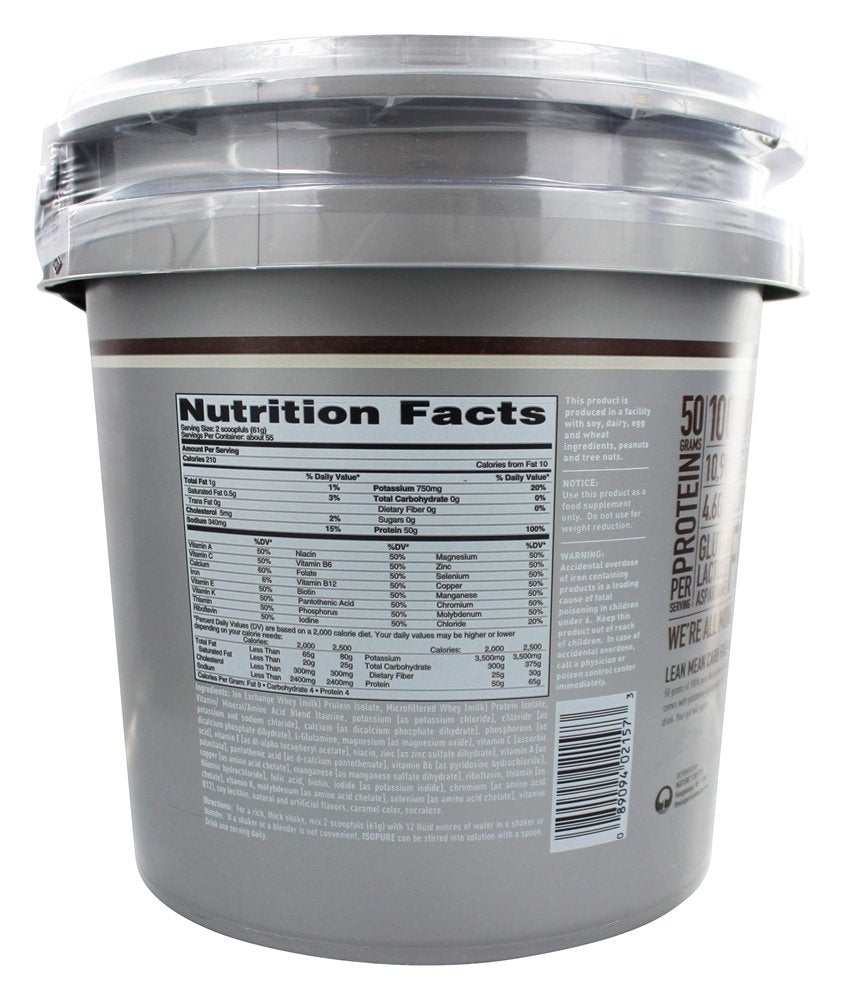Nature's Best Zero Carb Isopure Whey Protein Cookies & Cream - 120 oz - image 2