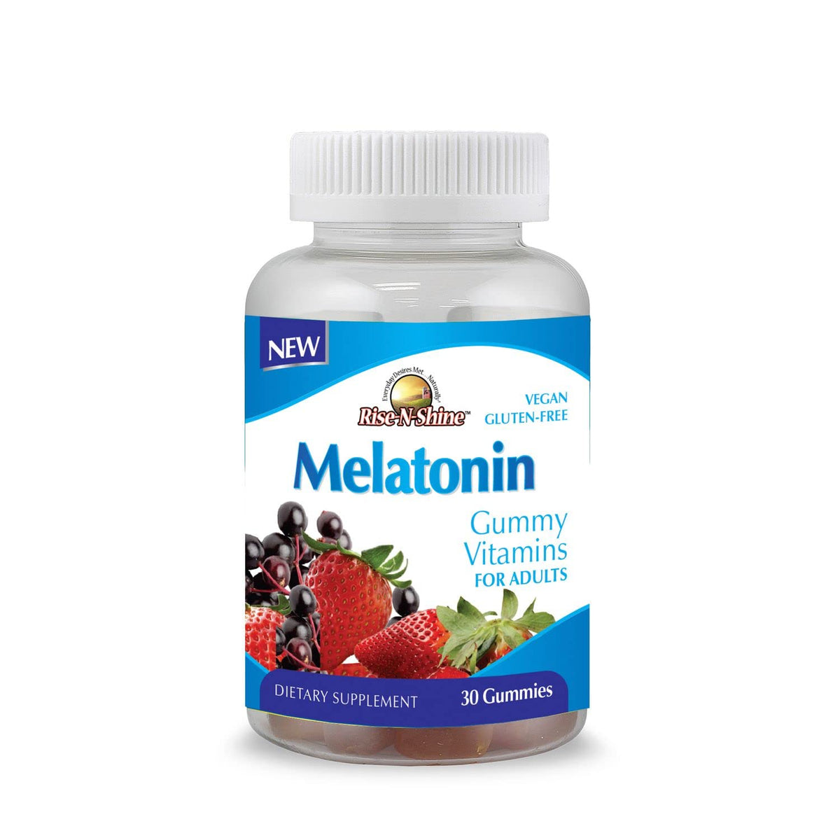 Rise-N-Shine Melatonin Adult Gummies 2.5mg - 30 Count