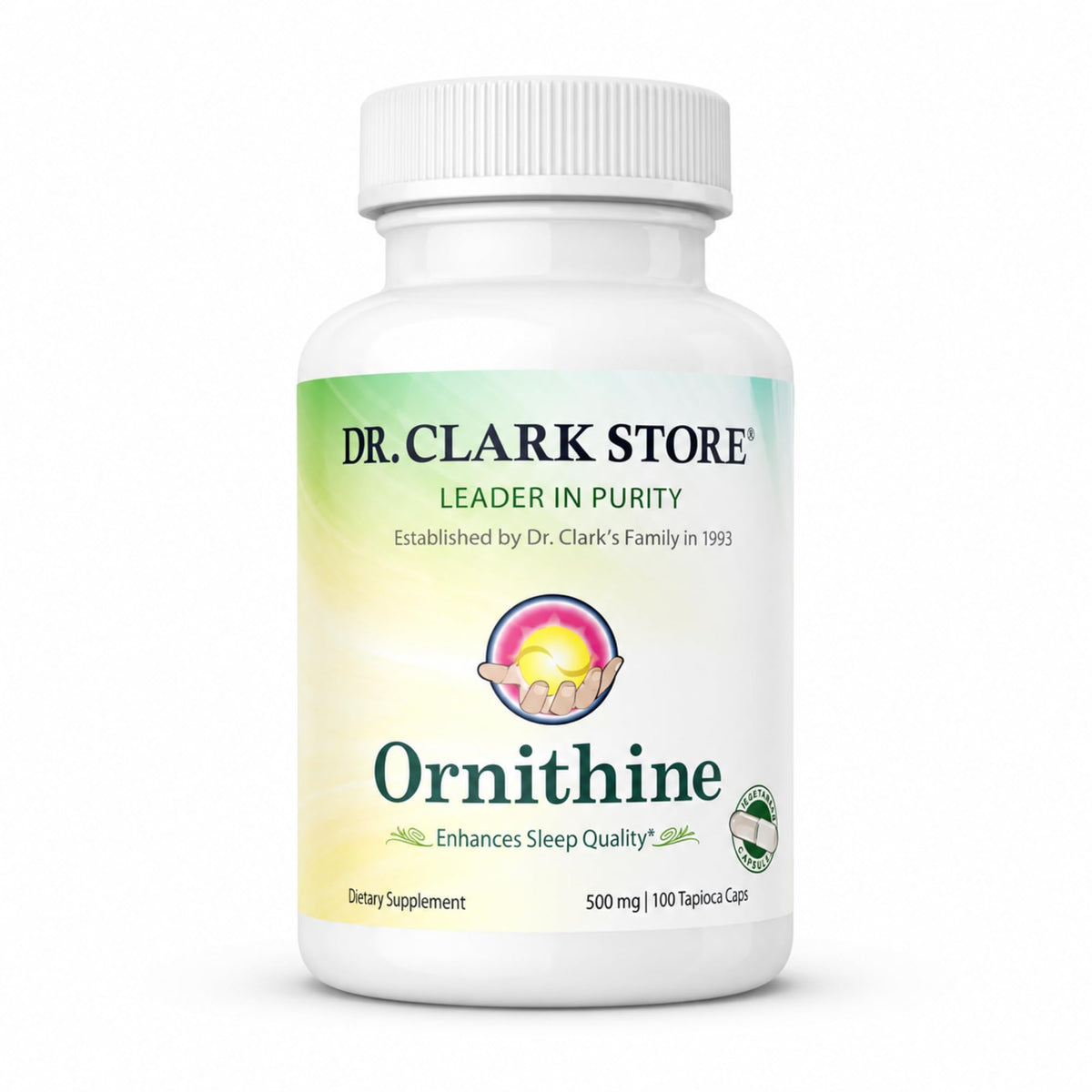 Dr Clark Ornithine 500mg Metabolic Balance Support - 100 Capsules