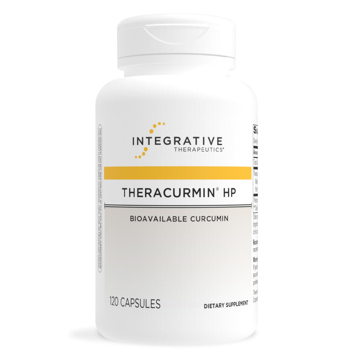 Integrative Therapeutics Theracurmin HP Turmeric Supplement - 120 Capsules
