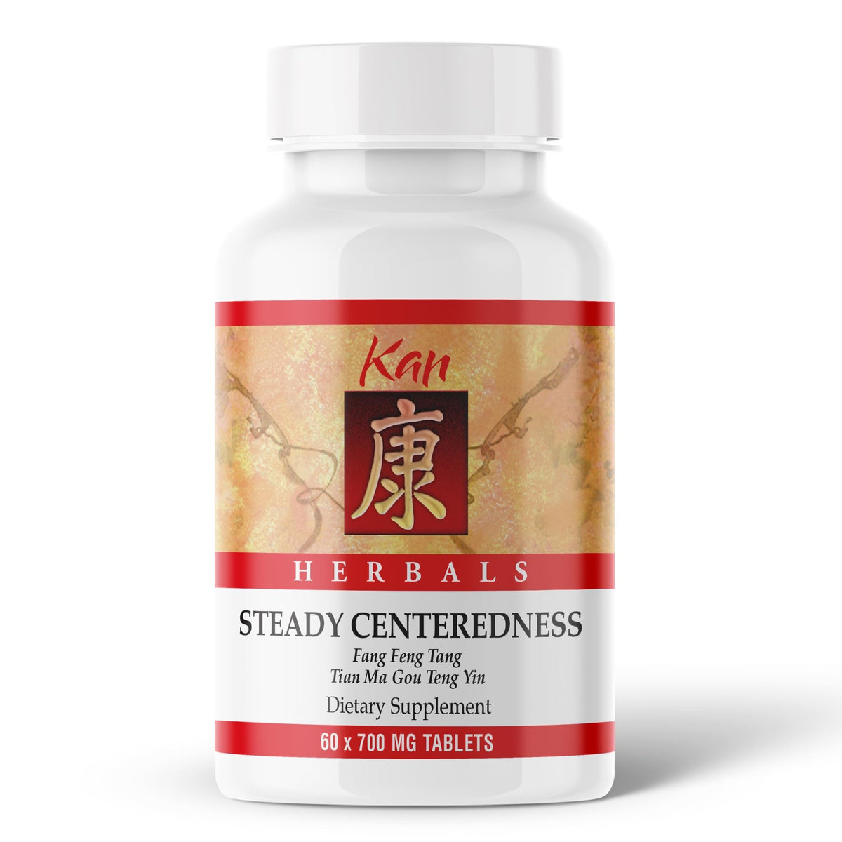 Kan Herb Steady Centeredness Herbal Supplement - 60 Tablets