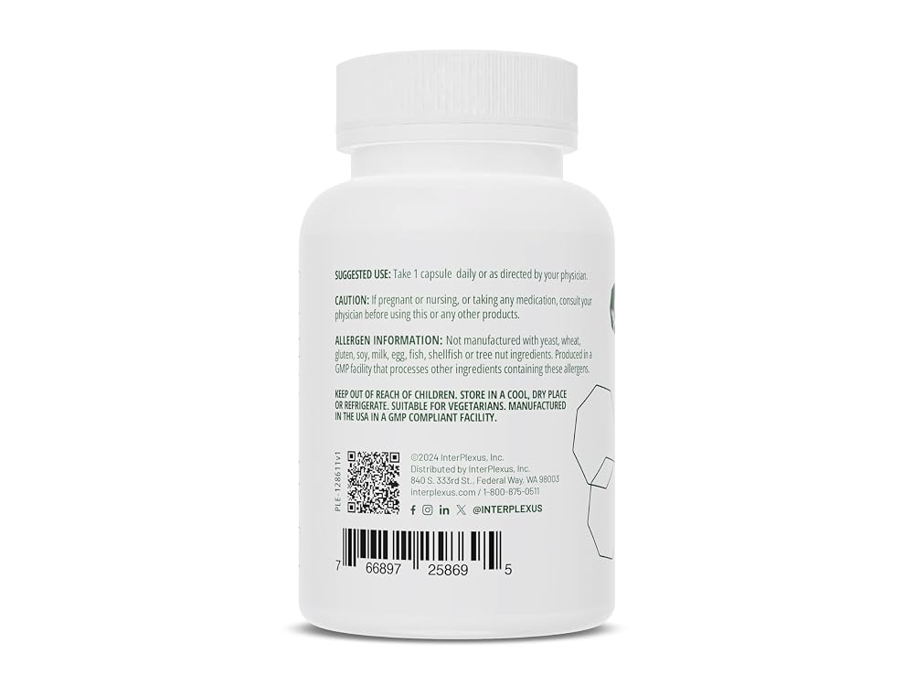 InterPlexus Zinc Plus Immune Support - 60 Capsules - image 3