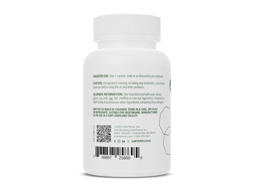 InterPlexus Zinc Plus Immune Support - 60 Capsules - image 3