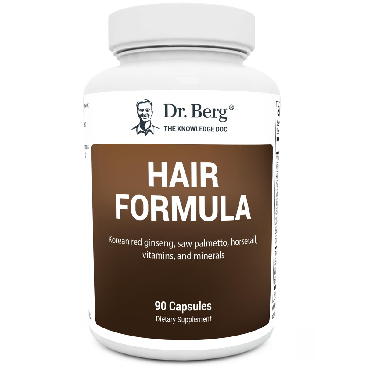 Dr. Berg Hair, Skin & Nails with Biotin - 90 Capsules