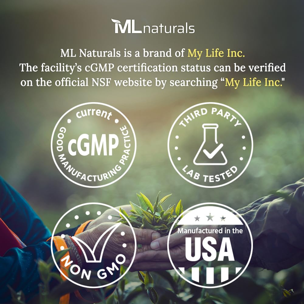 ML Naturals Banaba 2,000mg - 240 Vegetable Capsules - image 5
