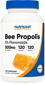Nutricost Bee Propolis Supplement 500mg - 120 Capsules