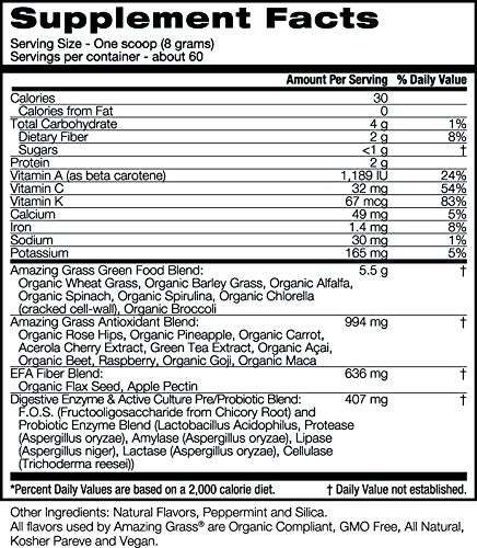 Amazing Grass Green SuperFood Berry Powder - 17 Ounce - image 5
