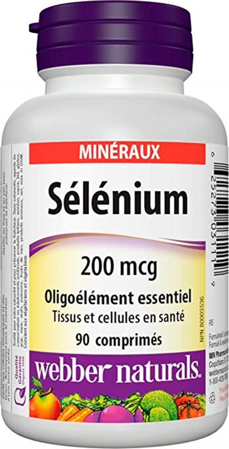 Webber Naturals Selenium Antioxidant Mineral - 90 Tablets - image 3