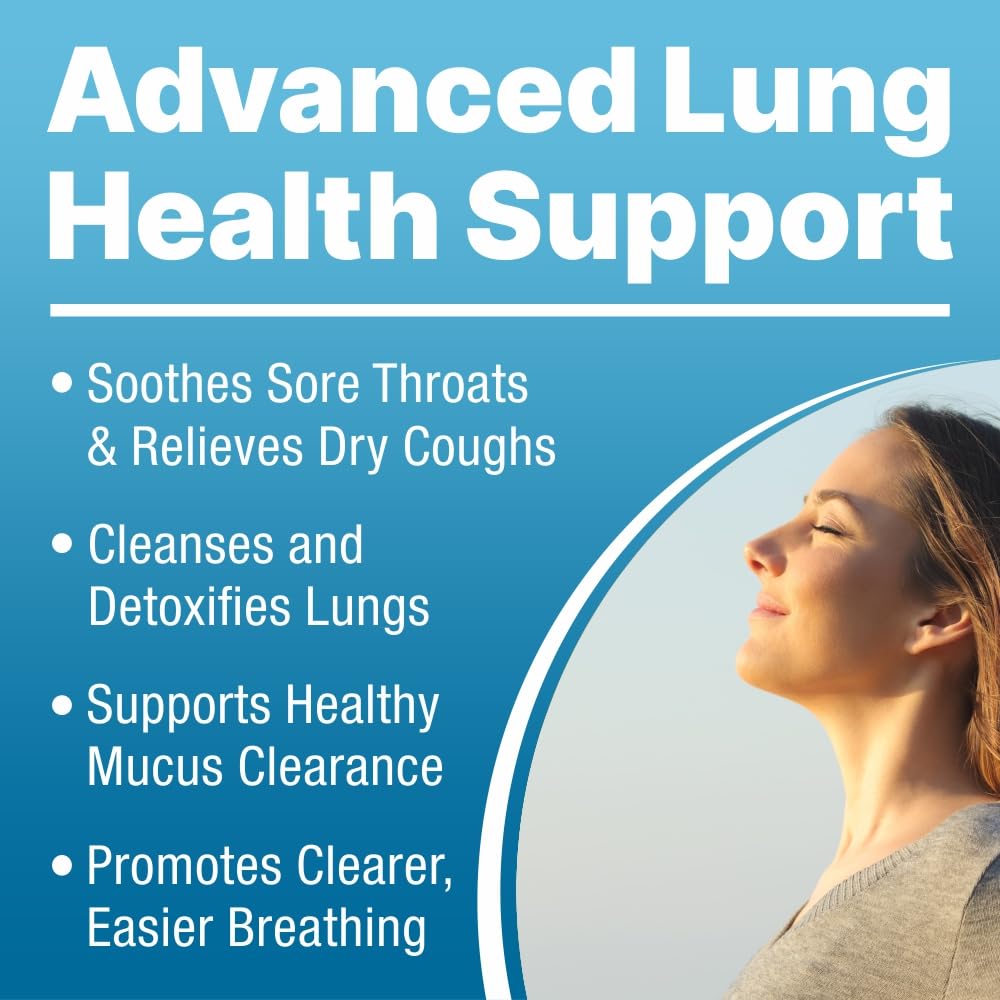 LUNG CLEAR PRO: Natural Respiratory Drops Blend with Mullein