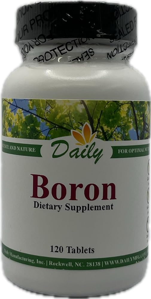 Daily Manufacturing Boron Trace Mineral - 120 Tablets