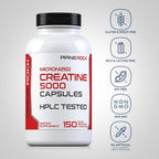 Piping Rock Creatine Monohydrate 5000mg - 150 Capsules - image 3