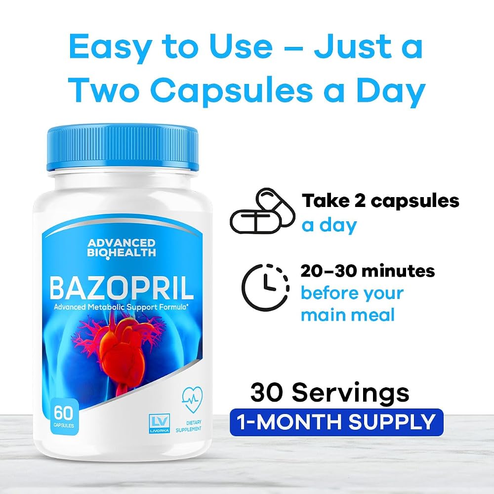 LIVORKA Bazopril Advanced Supplement Capsules - 120 Capsules - image 4