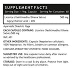 INLIFE Licorice Root Extract Standardized 500 mg - 60 Vegetarian Capsules - image 2