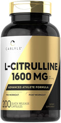 Carlyle L-Citrulline 1600mg - 200 Capsules