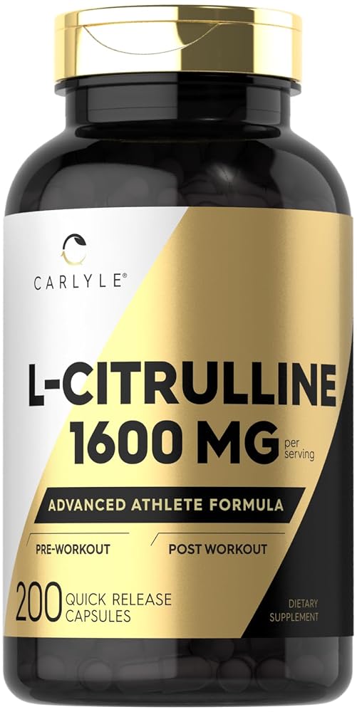 Carlyle L-Citrulline 1600mg - 200 Capsules