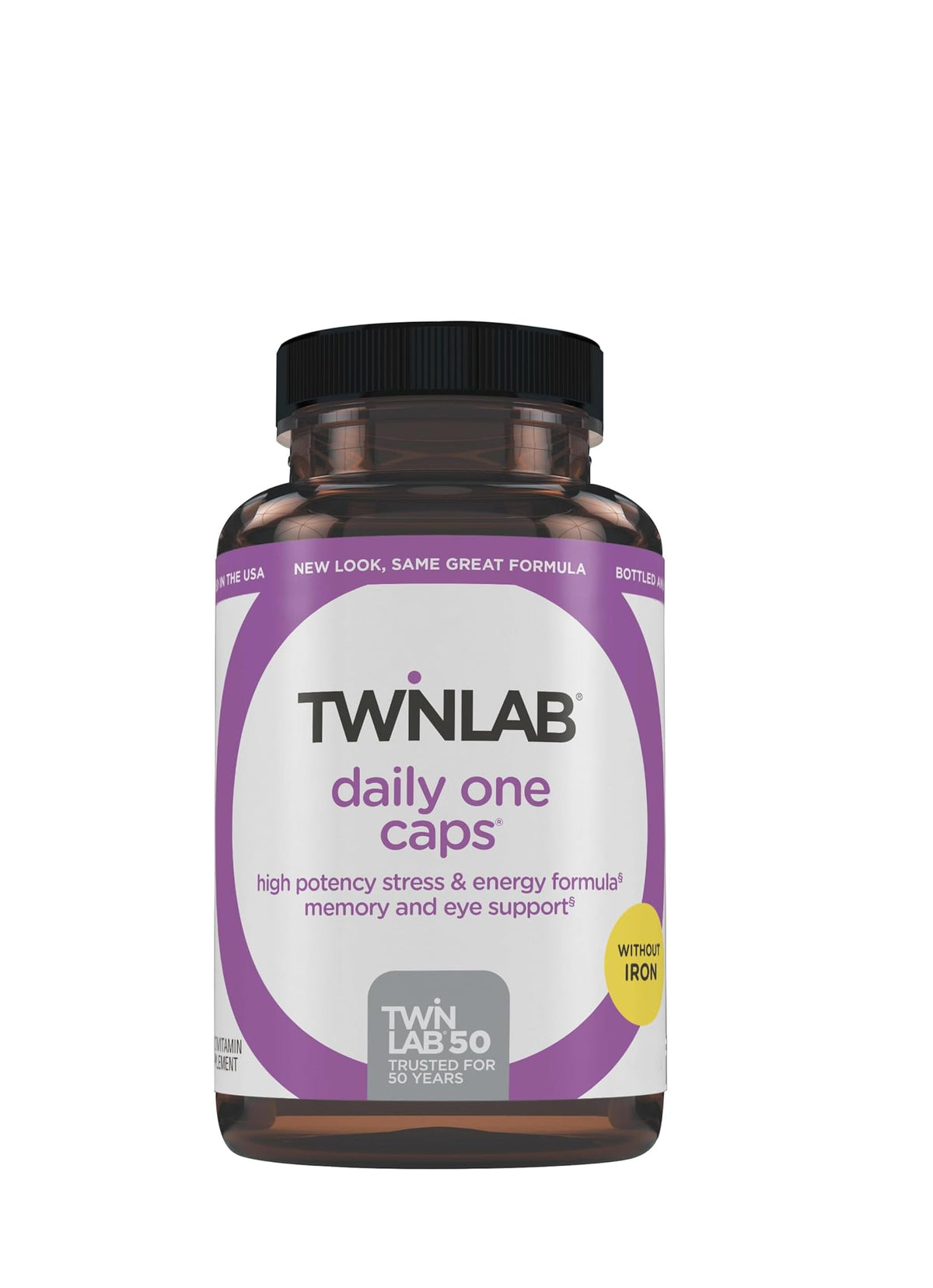Twinlab Daily One Multivitamin without Iron - 60 Capsules