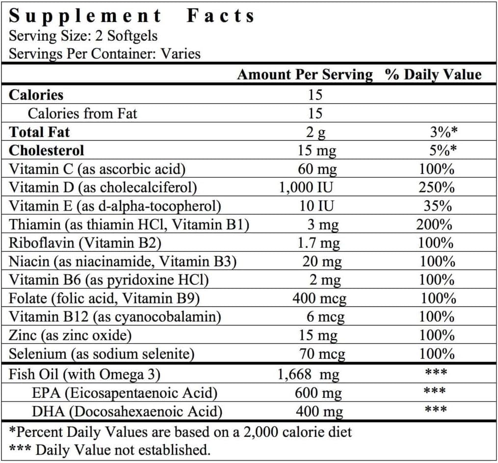 Corceuticals Cardiamin General Wellness Multivitamins - 60 Softgels - image 6