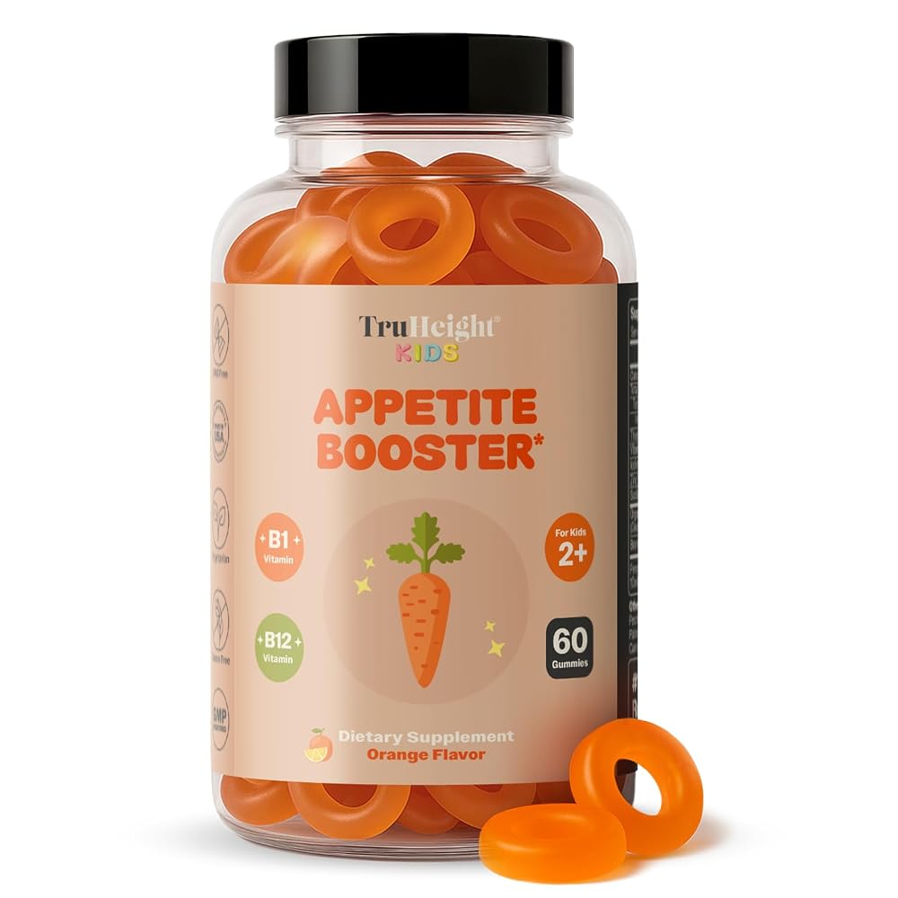 TruHeight Kids Appetite Booster Gummies (Orange