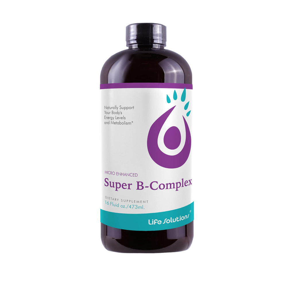 Life Solutions Liquid Super B-Complex for Energy - 16 Fl Oz