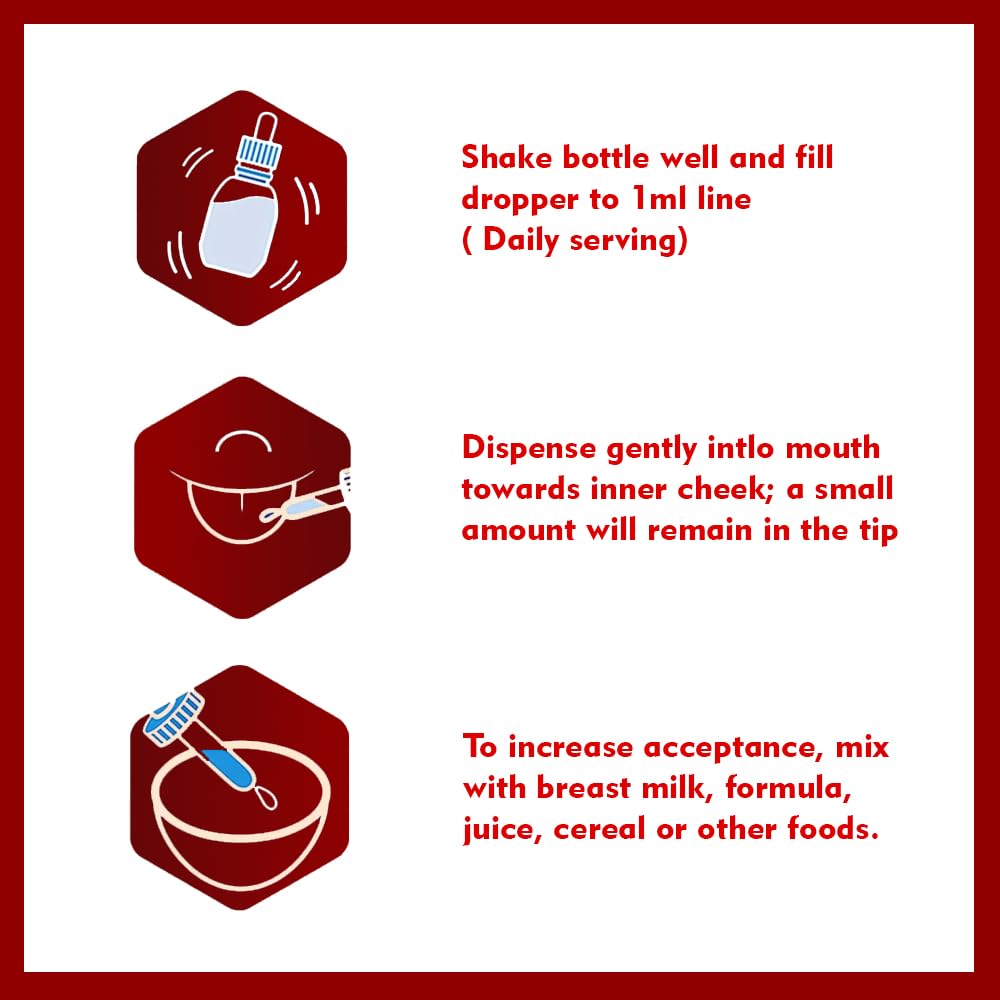 Pediatric FE-Vite Drops Liquid Iron Supplement - 50ml - image 3
