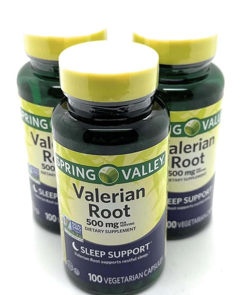 VicVan Spring Valley Valerian Root Sleep Aid 500 mg - 300 Capsules - image 2