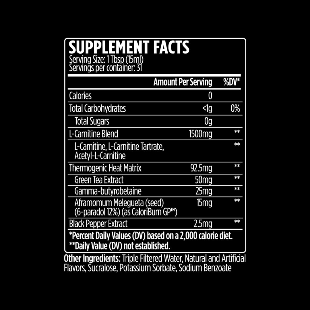 VMI Sports L-Carnitine 1500 Heat Liquid Enhanced Thermogenic