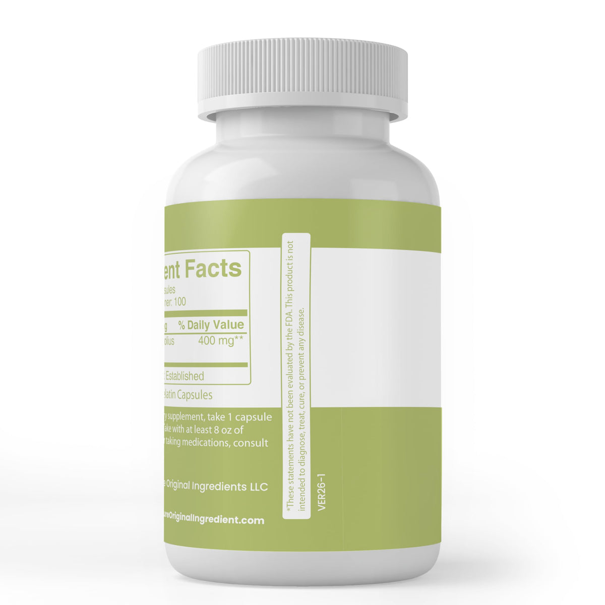 PURE ORIGINAL INGREDIENTS Yacon Root Extract - 100 Capsules - image 3