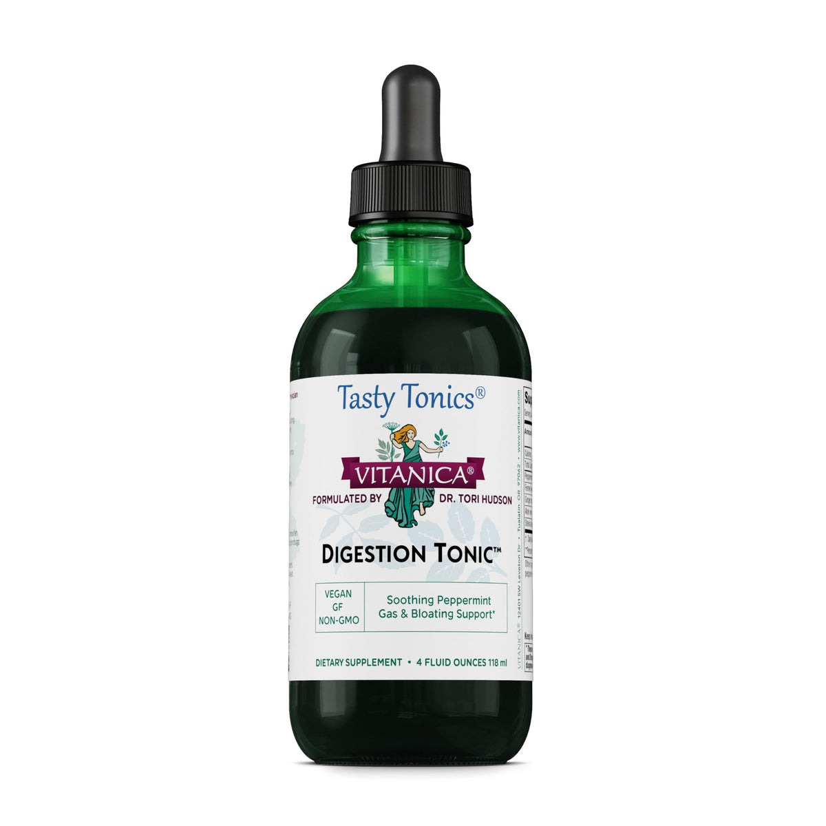 Vitanica Digestion Tonic Bloating & Gas Relief - 4 fl oz