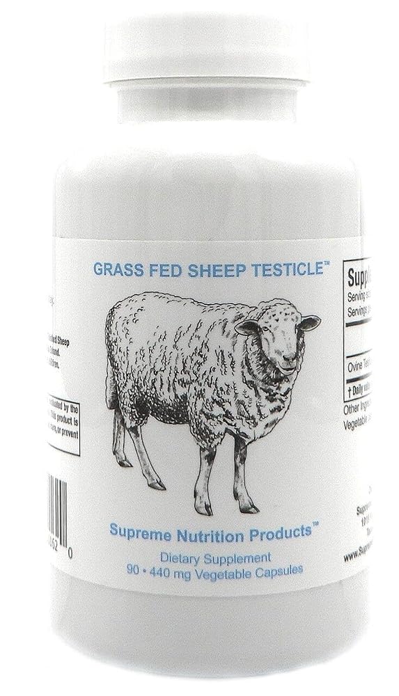 Supreme Nutrition Sheep Testicle - 100% Grass Fed and Finished in New