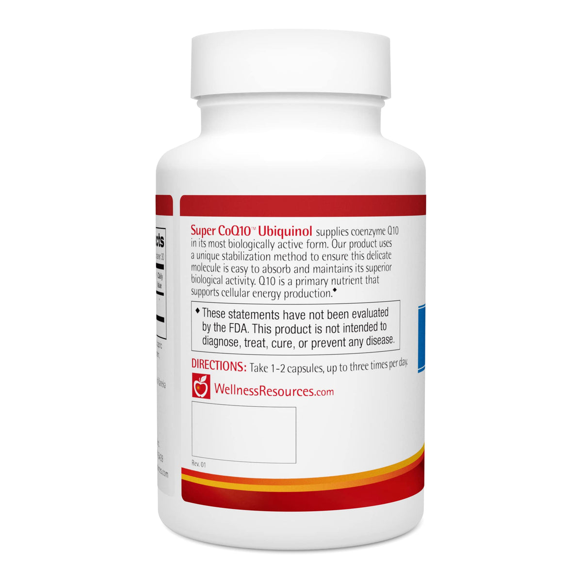 Wellness Resources Super CoQ10 Ubiquinol 100mg - 60 Softgels - image 3