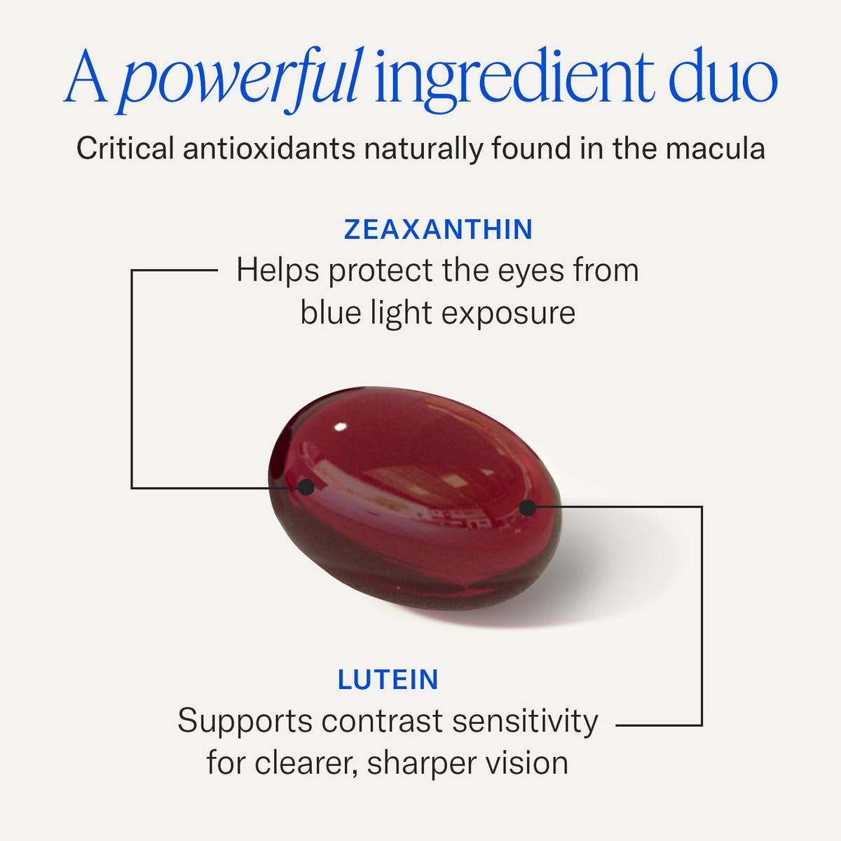 EyePromise Zeaxanthin + Lutein Eye Health Supplements - 60 Softgels - image 4