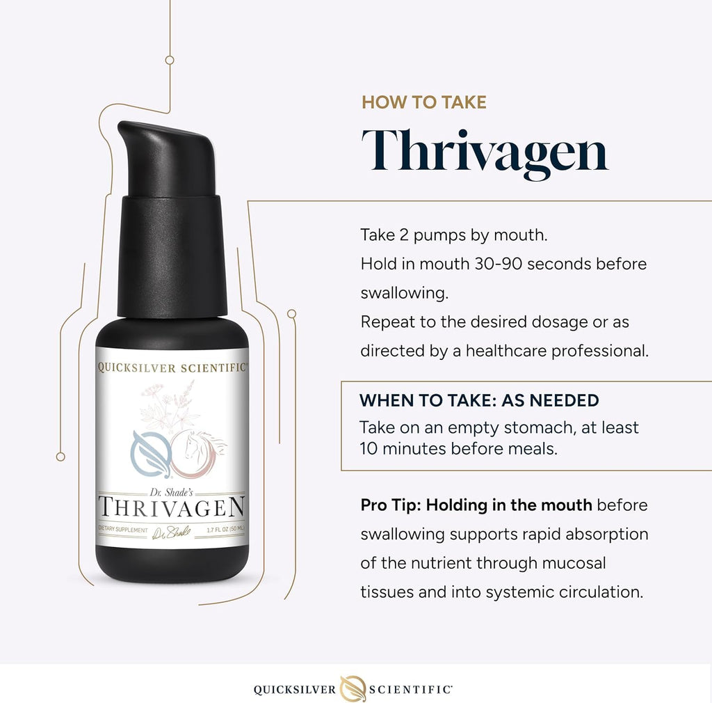Quicksilver Scientific Thrivagen Rhodiola Maca Root Liquid - 50ml - image 6