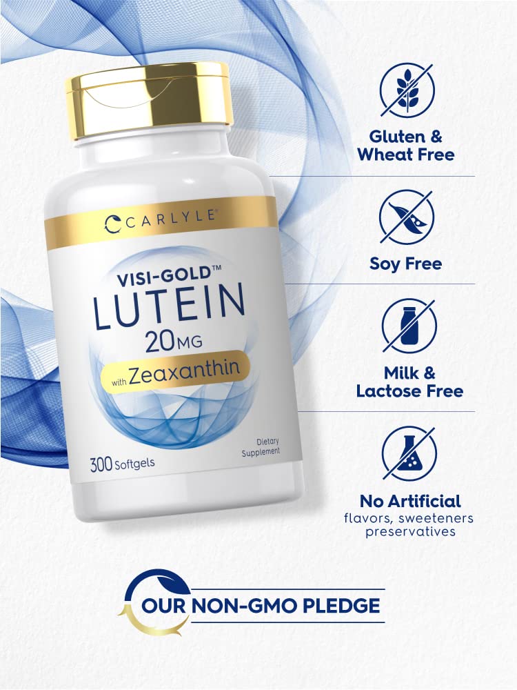 Carlyle Lutein and Zeaxanthin 20 mg - 300 Softgels - image 4