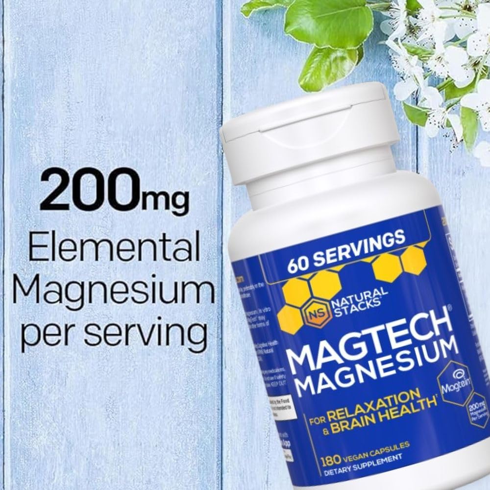 Natural Stacks MagTech Magnesium Complex - 180 Capsules - image 5